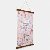 Esther 4:14 Christliche Bibelverse Kunst Wandteppich Mit Holzrahmen (Gewinkelt)