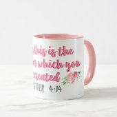 Esther 4:14 Drehbuch // Bibelverse Tasse (VorderseiteRechts)