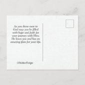 Esther 4:14 ..kommen für eine solche Zeit ins Köni Postkarte (Rückseite)