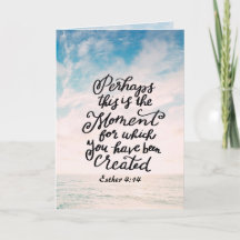 Esther 4:14 Moment, für den Sie erstellt wurden