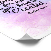 Esther 4:14 Moment, für den Sie erstellt wurden Poster (Ecke)