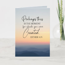 Esther 4:14 Vielleicht ist dies die Zeit der Bibel
