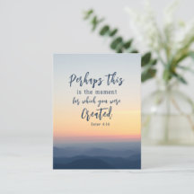 Esther 4:14 Vielleicht ist dies die Zeit der Bibel