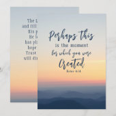 Esther 4 Vielleicht ist dies die Zeit für die Bibe (Vorne/Hinten)