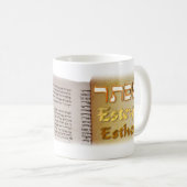 Esther auf Hebräer Kaffeetasse (VorderseiteRechts)