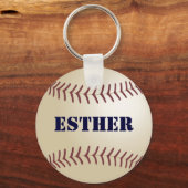 Esther Baseball Keychain Schlüsselanhänger (Vorderseite)