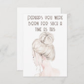 Esther Bible Verse Notecard Mitteilungskarte (Vorne/Hinten)