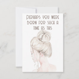 Esther Bible Verse Notecard Mitteilungskarte