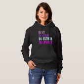 Esther Eat Sleep Be Repeat Esther Hoodie (Vorne ganz)