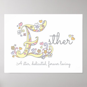 Esther Girls nennen Poster