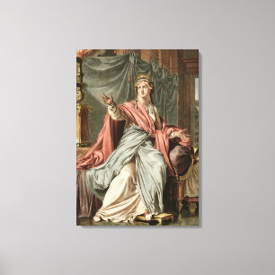 Esther, Kostüm für "Esther" durch Jean Racine, v Leinwanddruck
