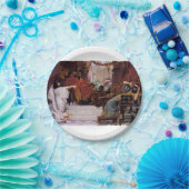 Esther kündigendes Haman Pappteller (Party)