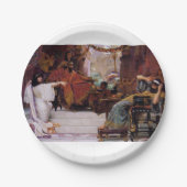 Esther kündigendes Haman Pappteller (Vorderseite)