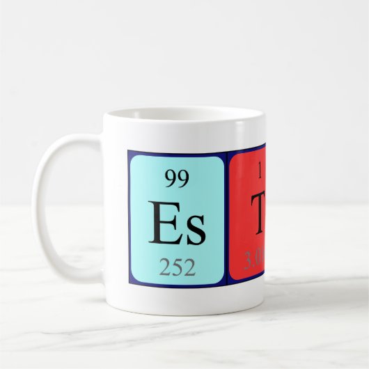 Esther Periodenname Tasse (Links)