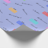 Esther Purim Wrapping Papper 30" Geschenkpapier (Ecke)