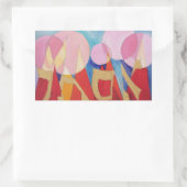 Esther Rechteckiger Aufkleber (Tasche)