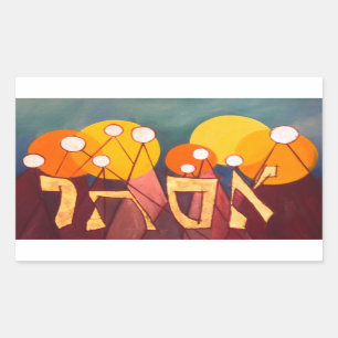 Esther Rechteckiger Aufkleber