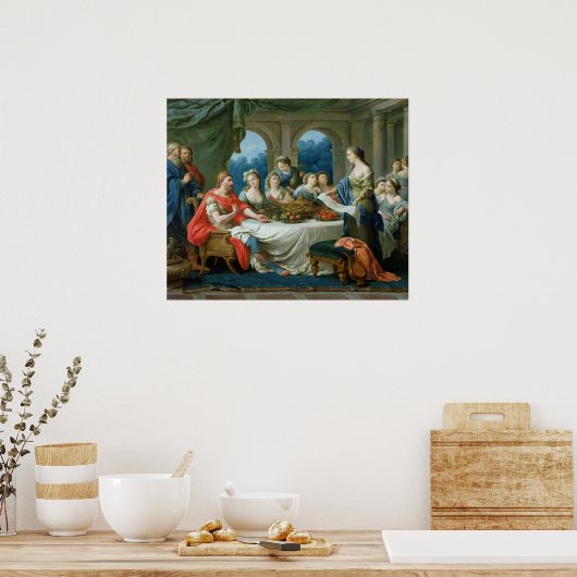 Esther und Ahasuerus, c.1775-80 Poster (Küche)