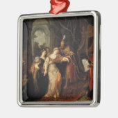 Esther vor Ahasuerus, bis 1697 Ornament Aus Metall (Links)