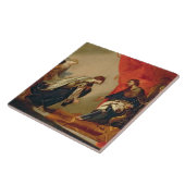 Esther vor Ahasuerus, c.1645-50 (Öl auf Ca Fliese (Seite)