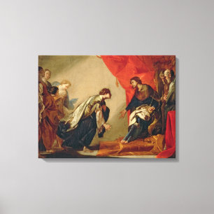 Esther vor Ahasuerus, c.1645-50 (Öl auf Ca Leinwanddruck