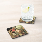 Esther vor König Ahasuerus mit Haman, das gesendet Getränkeuntersetzer (Rechte Seite)