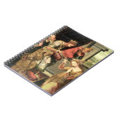 Esther vor König Ahasuerus mit Haman, das gesendet Notizblock (Linke Seite)