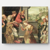 Esther vor König Ahasuerus mit Haman Fotoplatte (Vorderseite)