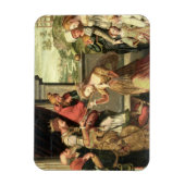 Esther vor König Ahasuerus mit Haman Magnet (Vertikal)