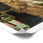 Esther vor König Ahasuerus mit Haman Poster (Ecke)