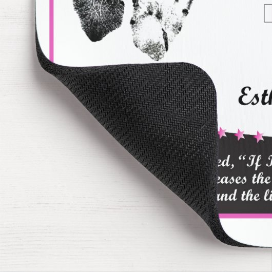 Esther's Wunder Computer Mouse Pad Mousepad (Ecke)