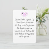 Esther's Wunderstationary mit Umschlägen Einladung (Stehend Vorderseite)