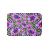 Esthetic Daisy Pattern Badematte (Vorderseite)