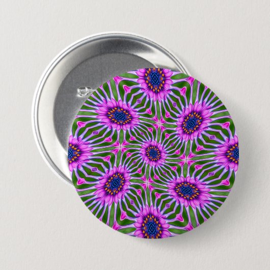 Esthetic Daisy Pattern Button (Vorne & Hinten)