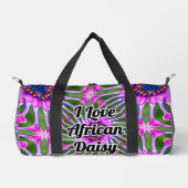Esthetic Daisy Pattern Duffle Bag (Vorderseite)