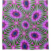 Esthetic Daisy Pattern Duschvorhang (Vorderseite)