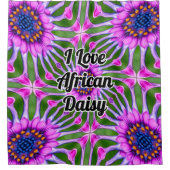 Esthetic Daisy Pattern Duschvorhang (Vorderseite)