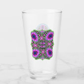Esthetic Daisy Pattern Glas (Vorderseite)