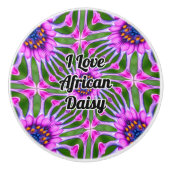 Esthetic Daisy Pattern Keramikknauf (Vorderseite)