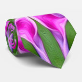 Esthetic Daisy Pattern Krawatte (Gerollt)
