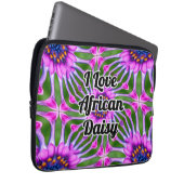 Esthetic Daisy Pattern Laptopschutzhülle (Vorne Rechts)
