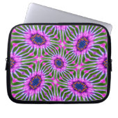 Esthetic Daisy Pattern Laptopschutzhülle (Vorderseite)