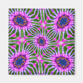 Esthetic Daisy Pattern Magnet (Vorne)