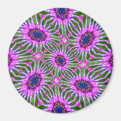 Esthetic Daisy Pattern Magnet (Vorne)