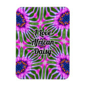 Esthetic Daisy Pattern Magnet (Vertikal)