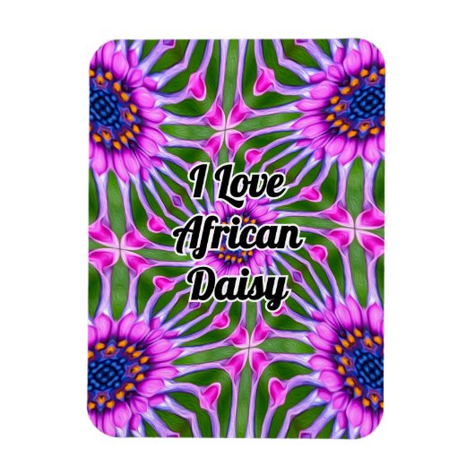 Esthetic Daisy Pattern Magnet (Vertikal)