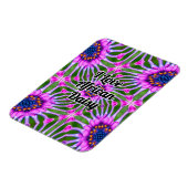 Esthetic Daisy Pattern Magnet (Linke Seite)