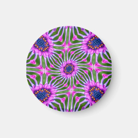 Esthetic Daisy Pattern Magnet (Vorne)
