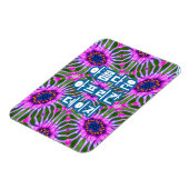 Esthetic Daisy Pattern Magnet (Linke Seite)