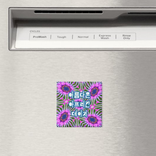 Esthetic Daisy Pattern Magnet (In Situ (Geschirrspüler))
